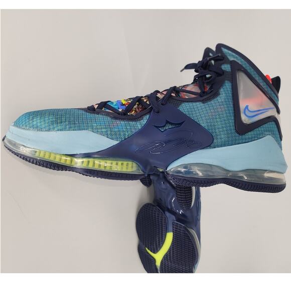 Nike LeBron 19 "Fast Food" Basketball Shoes – Dutch Blue Size 18 - Picture 15 of 16